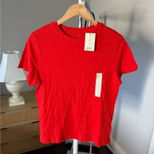 NEW a new day Red Short Sleeve Tee Size M